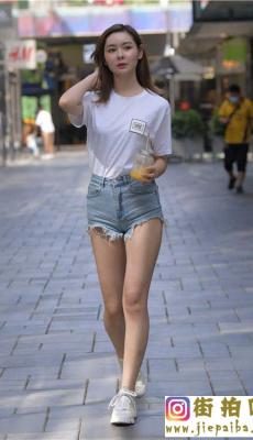 4K-[一只麋鹿专区] 搭讪牛仔热裤美女 套图[6.52G]