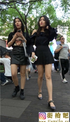 4K-黑色百褶超短裙极品白皙大长腿性感身材美女[MP4/1.68G]