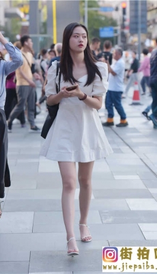 白色连衣短裙高跟极品身材白腿漂亮小姐姐 套图+视频[2.58G]