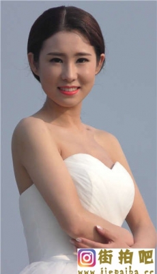 4K-拍摄白色婚纱写真的高挑身材漂亮美女 一[MP4/1.07G]